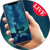 Beautiful galaxy sky landscape live wallpaper on 9Apps