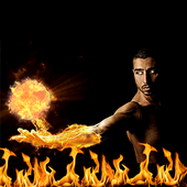 Fire Photo Frame Editor icon