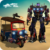 Tuk Tuk Robot Transformation icon