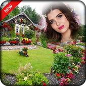 ikon Garden photo frame photo editor | photo mixer