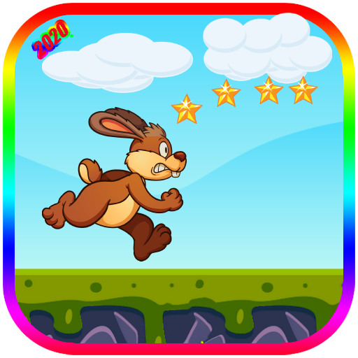 Running bunny game icon