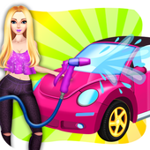 Princess Pinky Car Cleaning icon
