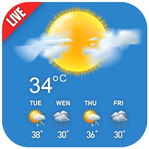 Weather forecast - Live Weather icon
