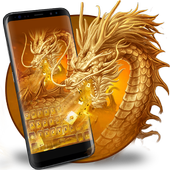 War gold dragon keyboard theme icon