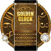 Golden Clock Keyboard on 9Apps