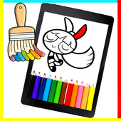 Coloring Book Girls Power icon