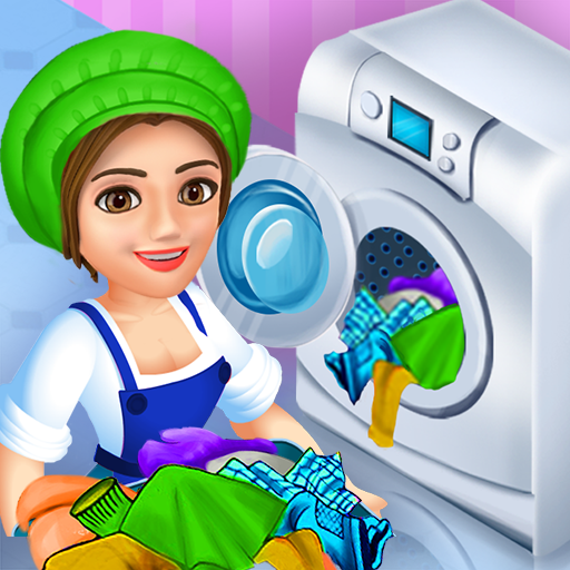 Laundry Shop Washing Game icon