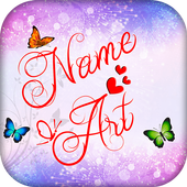 Name art on pic : Stylish Name أيقونة