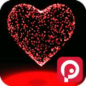 3D Valentine Heart Magic Live on 9Apps