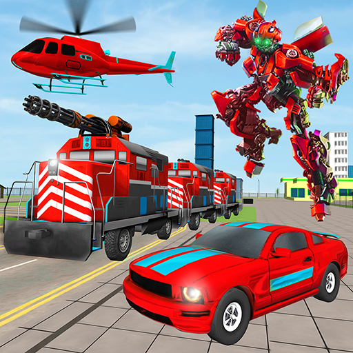 Train Robot Car Games icon