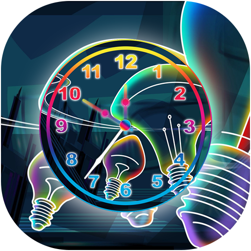 Neon Clock Live Wallpaper icon