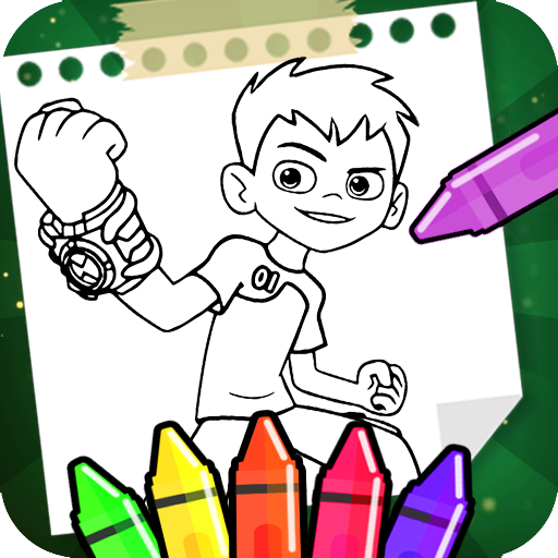 ben coloring ultimate 1 0 aliens icon