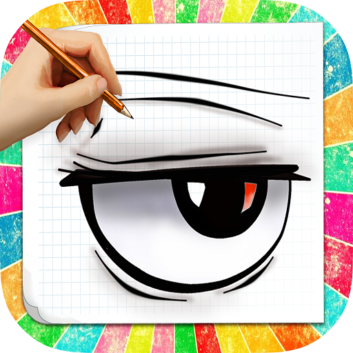 How to draw Anime Eyes icon