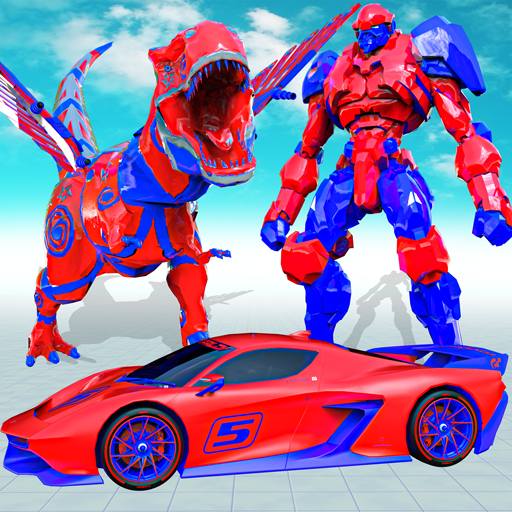 Flying Dinosaur Robot Car Transform:Dino Transport icon