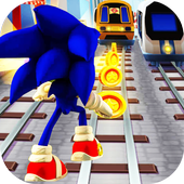 subway sonic run and jump icon