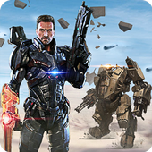 moderno robot tiro 2018: gratuito robot Giochi icon