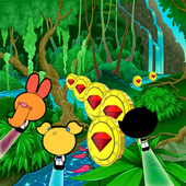 Jungle Powerpuff Girls Run icon