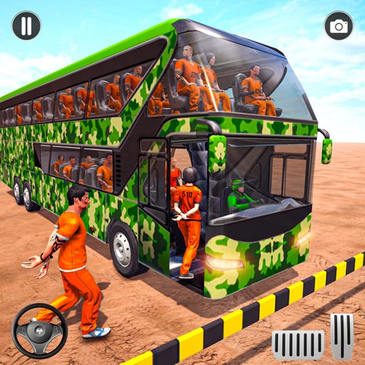 Army Bus Transport Prison Game icon