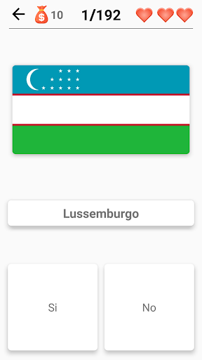 Bandiere di tutti gli stati del mondo - Il Quiz screenshot 8