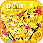 Emoji Live Wallpaper, Emoji glitter icon