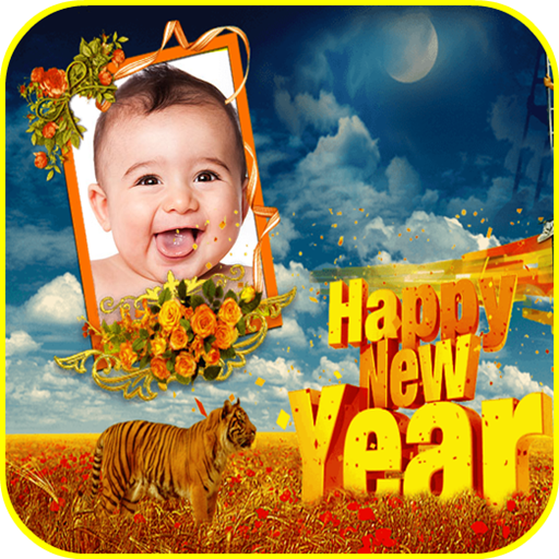 New Year Photo Frame 2018 icon