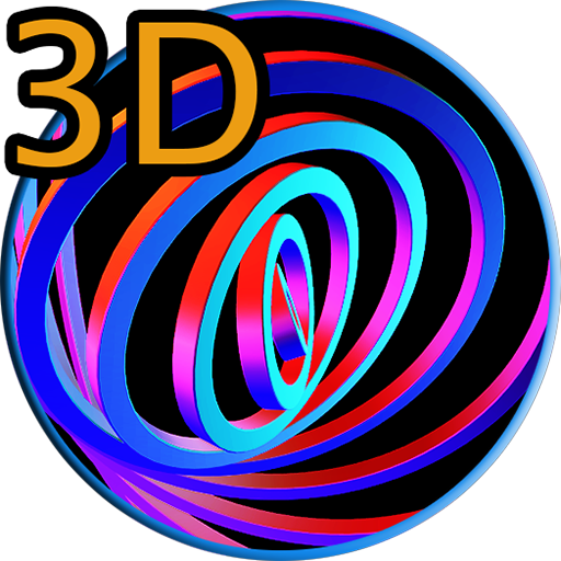 3D Hypnotic Spiral Rings FREE icon