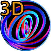 3D Hypnotic Spiral Rings FREE