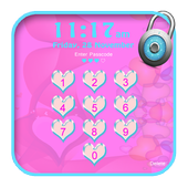 ikon passcode kunci layar cinta