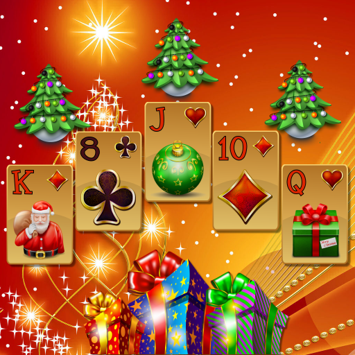 Xmas TriPeaks, card solitaire icon