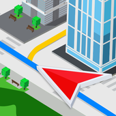 Offline Maps &amp; Travel Navigation, GPS Route Finder icon