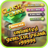 Cheat For Clash Of Clans prank icon