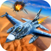 ikon f-16 jet pejuang perang serang