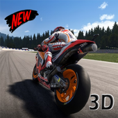 Real Moto racing circuit 3D icon