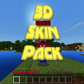 3D Skin Pack for MCPE أيقونة