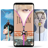 BTS - Park Ji-min Lock Screen Zipper icon