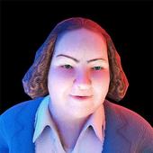 cześć straszne szkoła nauczyciel 3d icon