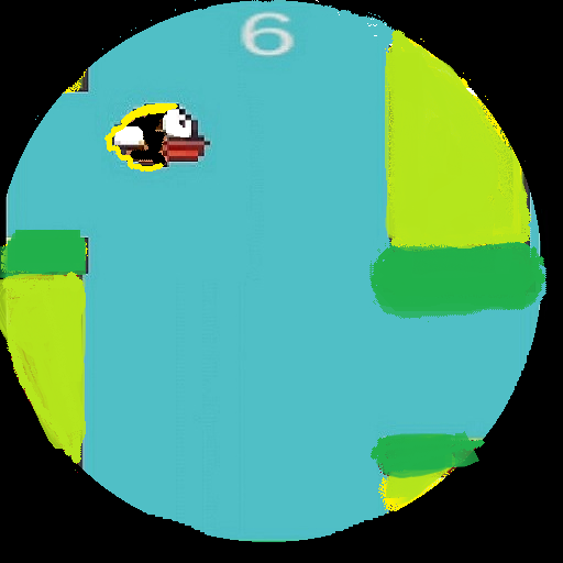 flappy drunk bird icon