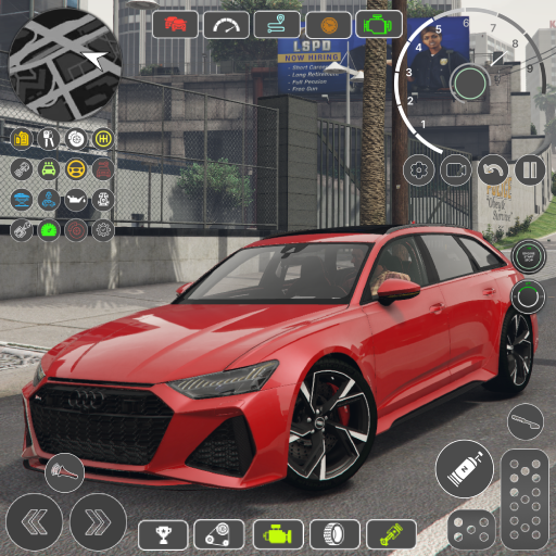Street Speed: Audi RS6 Driving icon