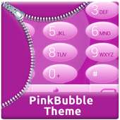 Pink Bubble Dialer Theme