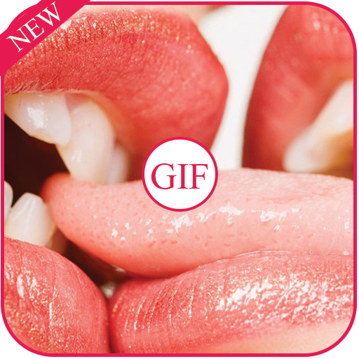 Lip Kiss Gif and Animated Images icon
