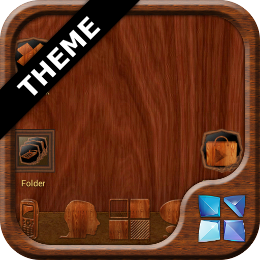 Next Launcher Wood Theme icon