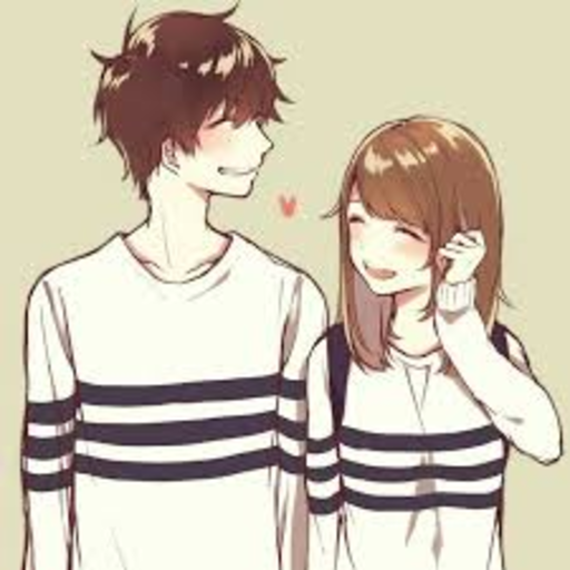 wallpaper anime couple cute icon
