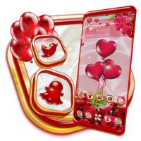 Red Rose Love Launcher Theme