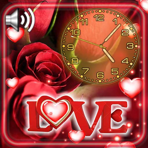 Love Roses Clock icon