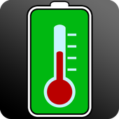 battery temperature and status icon