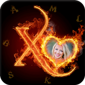 Fire Text Photo Editor icon