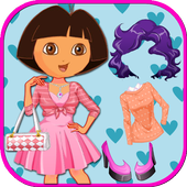 Little Dora Dress up Game icon