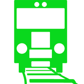 Deep Los Angeles metro rail map train icon