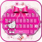 Pink Kitty Keyboard Theme on 9Apps