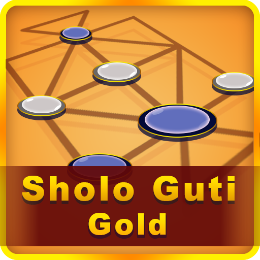 Sholo Guti Gold-Bead 16 with Tic Tac Toe &amp; more icon